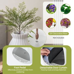 Lettiera Elettronica Intelligente per Gatti con Rimozione degli Odori e Accessorio per la Sterilizzazione - Product Image 5