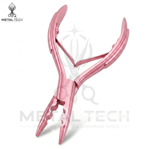 Pinzas Profesionales de Acero Inoxidable de 2 Orificios, Duraderas y Reutilizables, para Extensiones de Cabello, Herramienta de Instalación de Anillos Micro y Nano, Uso Comercial - Product Image 3