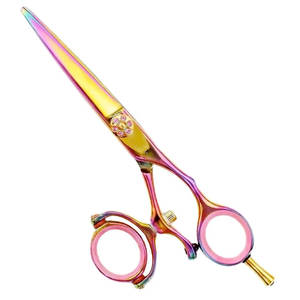 Professional <b>Swivel</b> Handle Hair Cutting Shears Premium <b>Swivel</b> Scissors - Product Image 5