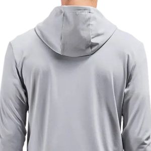 Sweat-shirt à capuche zippé pour homme, jersey de performance, veste légère et respirante pour la course à pied et l'entraînement physique - Product Image 3