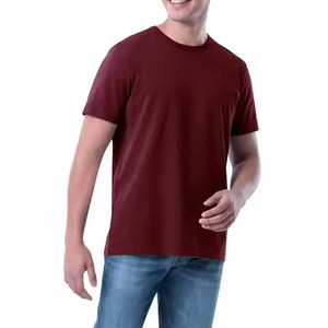 เสื้อยืดผู้ชายทรงเข้ารูปคุณภาพสูง ผ้าฝ้าย 100% สกรีนโลโก้ได้ ลายเรียบ เสื้อยืดธรรมดาคุณภาพสูง ขายส่ง - Product Image 4
