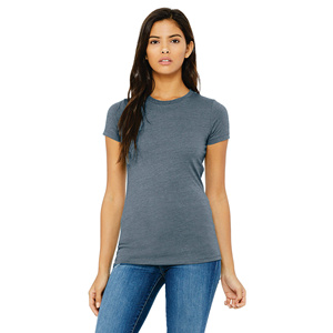 Camiseta de Manga Corta para Mujer, Cuello Redondo, Algodón Gris, Corte Regular, Color Sólido, Tejido Jersey Informal, Transpirable, para Todas las Temporadas - Product Image 1