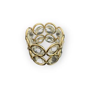 Crown Shape Napkin Rings Brass 5 Cm Width Durable <b>Party</b> <b>Table</b> Decoration - Product Image 3