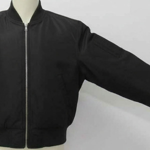 2026 Trending Men's Spring Front Custom logo Padded OEM High Quality Zip <b>Black</b> Zipper Jackets - Product Image 3