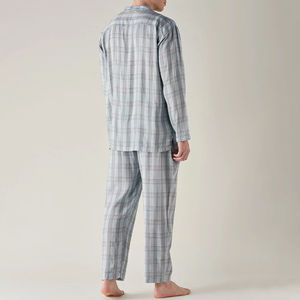 Polyester/Cotton Satin Breathable Thermal Quick Dry <b>Flannel</b> Design Soft Sleeveless Sleepwear <b>Pajama</b> Shirts Relaxed Fit - Product Image 4