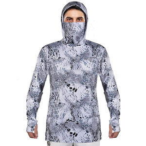Vêtements de pêche unisexes confortables pour l'extérieur, mode, protection UPF 50+, imperméables, coupe-vent, respirants, séchage rapide, sweat à capuche à manches longues - Product Image 3