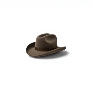 Fashionable Casual Picnic Cowboy <b>Hats</b> Unisex Genuine Leather Custom Brand Logo Print Sun Protection Beach Travel Four Cycling - Product Image 5