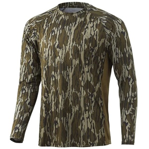 Men's Long Sleeve Camouflage Hunting Shirt Breathable Polyester Outdoor Top Spring Wear - Product Image 1