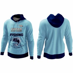 Impression DTF personnalisée, qualité supérieure, molleton 100% coton, séchage rapide, impression par sublimation numérique, respirant, sweat-shirts de pêche pour hommes - Product Image 1