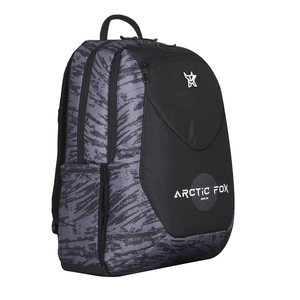 กระเป๋าเป้สะพายหลังแล็ปท็อป Arctic Fox Samurai สีดำ - กระเป๋าเดินทางธุรกิจ PU ความจุขนาดใหญ่ พร้อมพอร์ต USB - Product Image 4