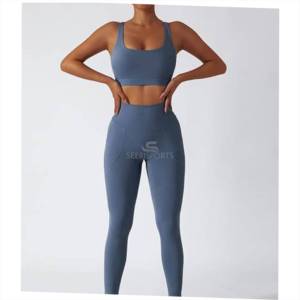 Pantalon de yoga évasé taille haute pour femme, ultra doux et élastique, effet seconde peau, pour le sport et le fitness en extérieur, collection 2025 - Product Image 5