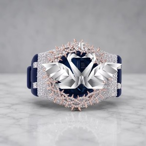 Reloj de Diamantes Moissanite Más Vendido con Movimiento de Cuarzo Brillante, Reloj de Pulsera de Lujo y Moda en Venta - Product Image 1