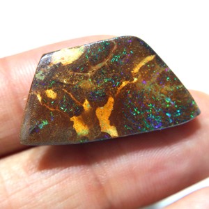 Natural Australian Boulder Opal Cabochon Solid Australian Boulder Multi <b>Fire</b> Opal <b>Stone</b> for Jewelry Making Gemstone - Product Image 3
