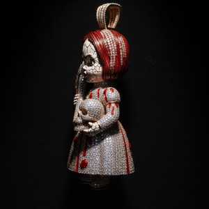 Moissanite Bloody Gothic Doll Cartoon Character Pendant Hip Hop Party Gift 925 <b>Silver</b> For Fine Jewelry Pendants & <b>Charms</b> - Product Image 4