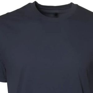 T-shirt pour homme bleu marine, col rond, manches courtes, coton doux, décontracté, basique, léger, respirant, à porter tous les jours en été - Product Image 3