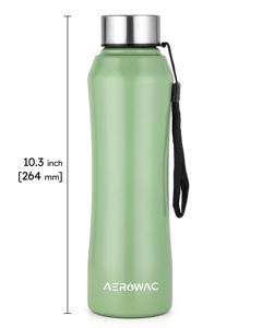 Bouteille d'eau isotherme en acier inoxydable Expedition avec anneau de maintien ergonomique, ouverture de buse protégée, réutilisable et isolée - Product Image 4