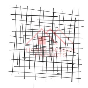 Art mural abstrait moderne en fer pour la maison, les hôtels et les restaurants, table de mariage, décoration murale, art mural en fer - Product Image 6