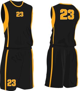 Ensemble de maillot de basket sublimé pour homme, débardeur sans manches à col en V avec short, vêtements de sport respirants pour toutes les saisons - Product Image 2