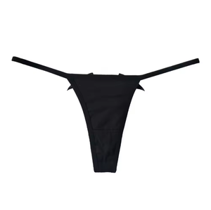 Culotte Hipster Femme Ultra-Douce en Coton Sans Couture Anti-Bactérien à Taille Mi-Haute avec Dentelle Sexy, Séchage Rapide, Respirante, Design Personnalisé - Product Image 2