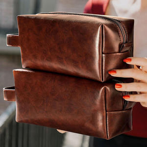 Bolsa de Aseo de Viaje para Hombre de Alta Calidad, Organizador Portátil Cuadrado de Lona, Estuche Personalizable para Maquillaje en Venta a Bajo Precio - Product Image 6