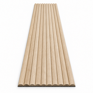 Paneles de Pared de Madera Maciza con Diseño de Rayas, Panel Decorativo Interior Moderno y Minimalista, Tablero de Madera, Paneles de Pared Flexibles de Madera Maciza - Product Image 1