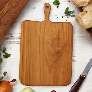 Tabla de cortar de madera de bambú con logotipo personalizado, tabla de cortar extra pesada para cocina/bolsa de cortar de madera, madera de teca a precio mayorista - Product Image 3