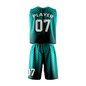 Wear 4 Games Unisex Custom Made Basketball Uniform Sets Sublimation Printed Breathable Moisture Wicking 100% Polyester Plus Size - Product Image 6