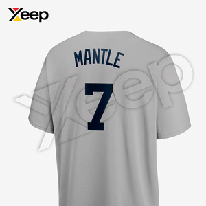 เสื้อเบสบอลผู้ชาย XEEP Customize รุ่น XC-BBU-25 ผลิตจากโพลีเอสเตอร์ พิมพ์ลายด้วยความร้อน แขนสั้น ระบายอากาศได้ดี ทรงพอดีตัวสำหรับนักกีฬา - Product Image 4