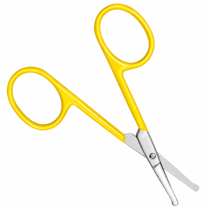 Tijeras de Manicura de Acero Inoxidable al por Mayor con Punta Redonda y Cerrada, Herramienta Profesional para Recortar Vello Facial, Bigote y Nariz para Adultos - Product Image 5