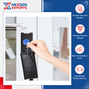 Portefeuille porte-clés en cuir PU multifonctionnel, taille personnalisée, qualité exceptionnelle, directement de l'usine, origine Inde. - Product Image 6