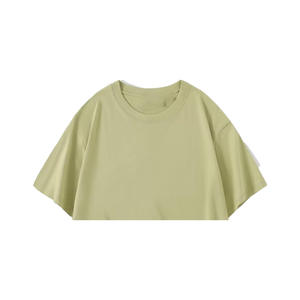 Women's Plus Size Crew Neck Embroidered <b>Long</b> Sleeve T-Shirt 100% Organic Cotton <b>Canvas</b> Eco-Friendly Casual Embossed - Product Image 2