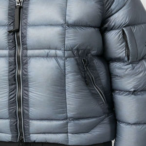 Men's Winter Hooded Puffer Jacket Thick Down Filled Quilted <b>Coat</b> Windproof Casual Outdoor Wear Regular Fit Full Zip Solid Color - Product Image 2