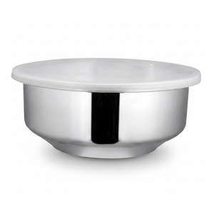 ชุดอาหารสแตนเลสขายส่งพร้อมฝาปิดทรงกรวย ชาม ถ้วย ชุดเครื่องครัวสำหรับใช้ในบ้าน - Product Image 1