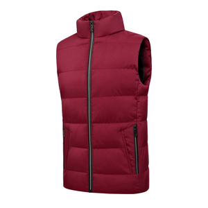 Custom Men Puffer Vest Outer Street Wear Style Winter Clothes <b>Quilted</b> Waistcoat Padded Puffer Vests Men's Women's Gilets - Product Image 3