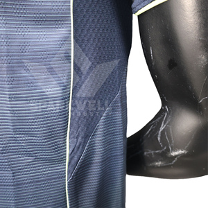 Camiseta de Fútbol para Hombre, Manga Corta, Cuello Redondo, Estampado Geométrico, Absorbe la Humedad, Ajuste Atlético, Todas las Temporadas, 100% Poliéster - Product Image 6