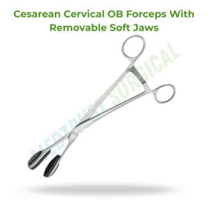 Pinzas cervicales Cesarean OB, instrumento obstétrico veterinario para asistencia en el parto - Product Image 2