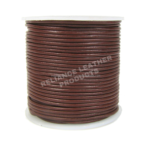 Carrete de cordón de cuero hecho a mano de 2,5mm marrón medio para accesorios de bricolaje componentes de fabricación de joyas y hallazgos para manualidades de carrete - Product Image 3