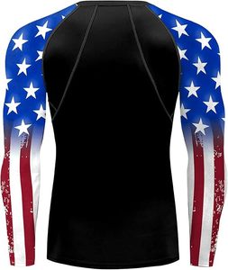 เสื้อแรชการ์ดสั่งทำพิเศษ พิมพ์ลายด้วยความร้อน ผ้ายืดสแปนเด็กซ์/ไนลอน แห้งเร็ว สำหรับผู้ใหญ่ แขนยาว คุณภาพดีที่สุด - Product Image 1