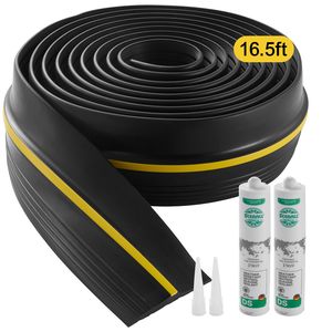 Guarnizione Universale per Soglia Porta Garage da 16,5 Piedi, Striscia Adesiva per Sigillatura a Pavimento, Impermeabile, per Garage - Product Image 1