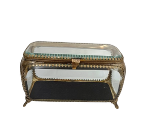 Caja de Almacenamiento de Joyas de Metal Vintage, Estilo Clásico, Organizador de Joyas Retro - Product Image 1