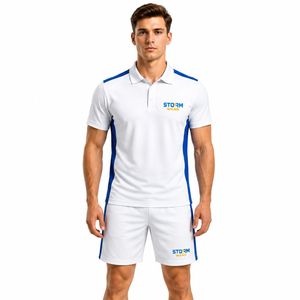 Uniformes de Tenis Personalizados para Equipos OEM, Ropa Deportiva Transpirable de Poliéster/Algodón con Colores y Logotipo Personalizados, Uniforme de Tenis Masculino de Alta Calidad - Product Image 5