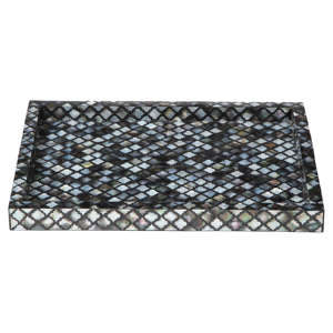 Personnalisé Grand Faux Marbre Blanc Résine Intérieur Plateau De Service À La Main Moderne Salle De Bains Plateaux De Rangement Usage Domestique Vanité Plateau Décoratif - Product Image 2