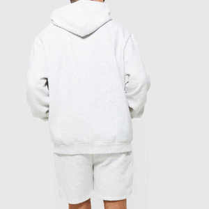 Conjuntos Cortos de Sudadera con Capucha y Cordón Ajustable para Invierno |   Conjuntos Deportivos Personalizados Ligeros de Algodón 100% de Secado Rápido - Product Image 4