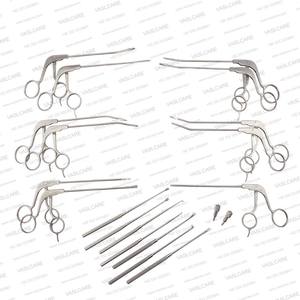 Set di Pinze per Sinusiti ENT, Pinze da Taglio Nasali, Sonda di <span class=keywords><strong>Aspirazione</strong></span>, Curette, Strumenti Manuali in Acciaio Inossidabile Tedesco per Endoscopia - Product Image 1