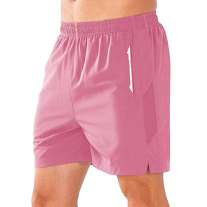 Shorts de jogging d'été pour hommes, couleur unie, respirants, avec cordon de serrage, shorts de sport personnalisés avec broderie pour la course à pied - Product Image 1