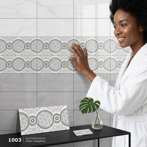 Porcelana brillante de 30x60cm, azulejos de pared de cerámica 3D de 300x600mm, decoración de Villa de 12x24, Carreaux para uso interior en Túnez - Product Image 6