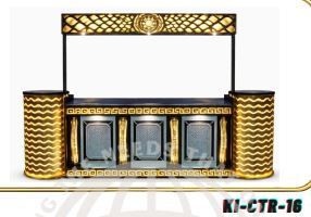 Comptoir de mariage majestueux en acier inoxydable, moderne, classique et élégant, avec livraison rapide pour une expérience culinaire optimale - Product Image 4