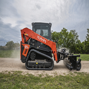 Compact Kubota Skid Steer With Forestry Mulching Attachment For Efficient Brush For Sale At Competitive Market Price - Product Image 6