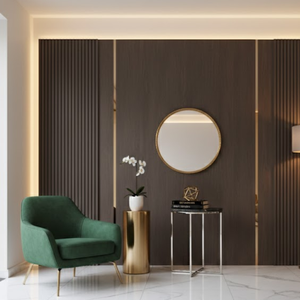 Mesa Auxiliar Redonda de Lujo con Tapa de Mármol Blanco y Elegante Estructura de Acero Inoxidable |   Mesa Auxiliar Moderna para Decoración de Sala de Estar y Apartamento - Product Image 3