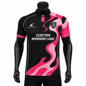 Conjunto de Camiseta de Fútbol Sublimada para Hombre, Cuello en V, Manga Corta, Absorbe la Humedad, Uniforme para Adultos, Diseño de Color Degradado, Bajo Costo - Product Image 2